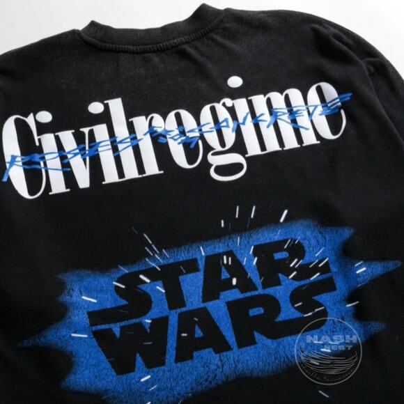 Civil Regime x Star Wars Luke Skywalker Tee M | Vintage Wash, Oversized NWT Gift - Picture 8 of 8